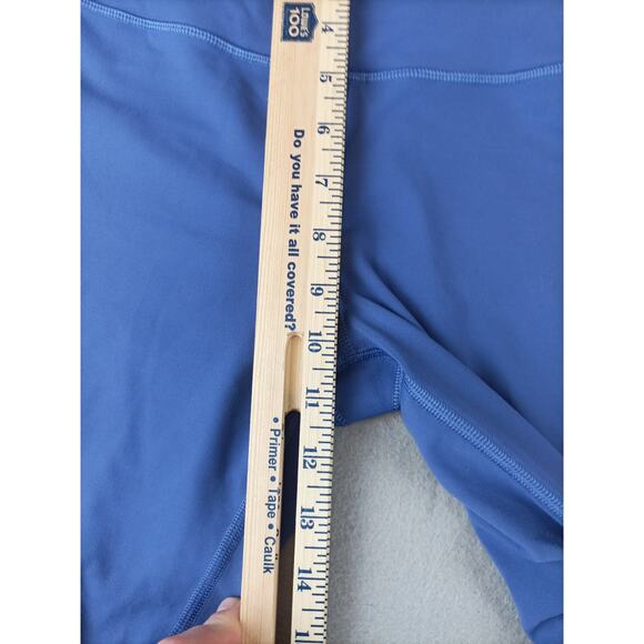 Victoria's Secret Sport Womens High Waisted Leggings Sz L Long Periwinkle Blue - Picture 10 of 11